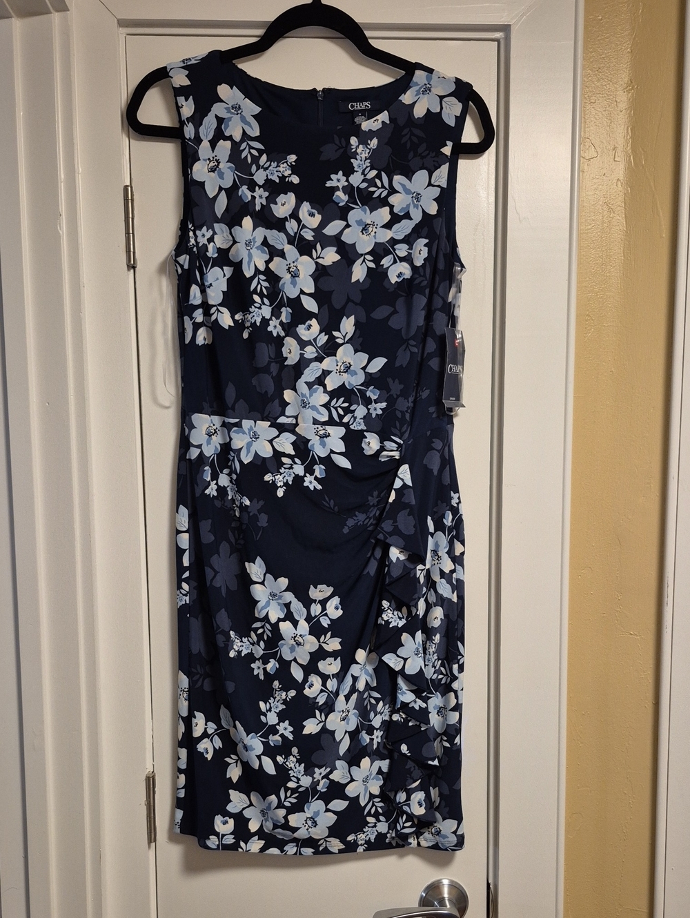Womens CHAPS Sleeves Dress M